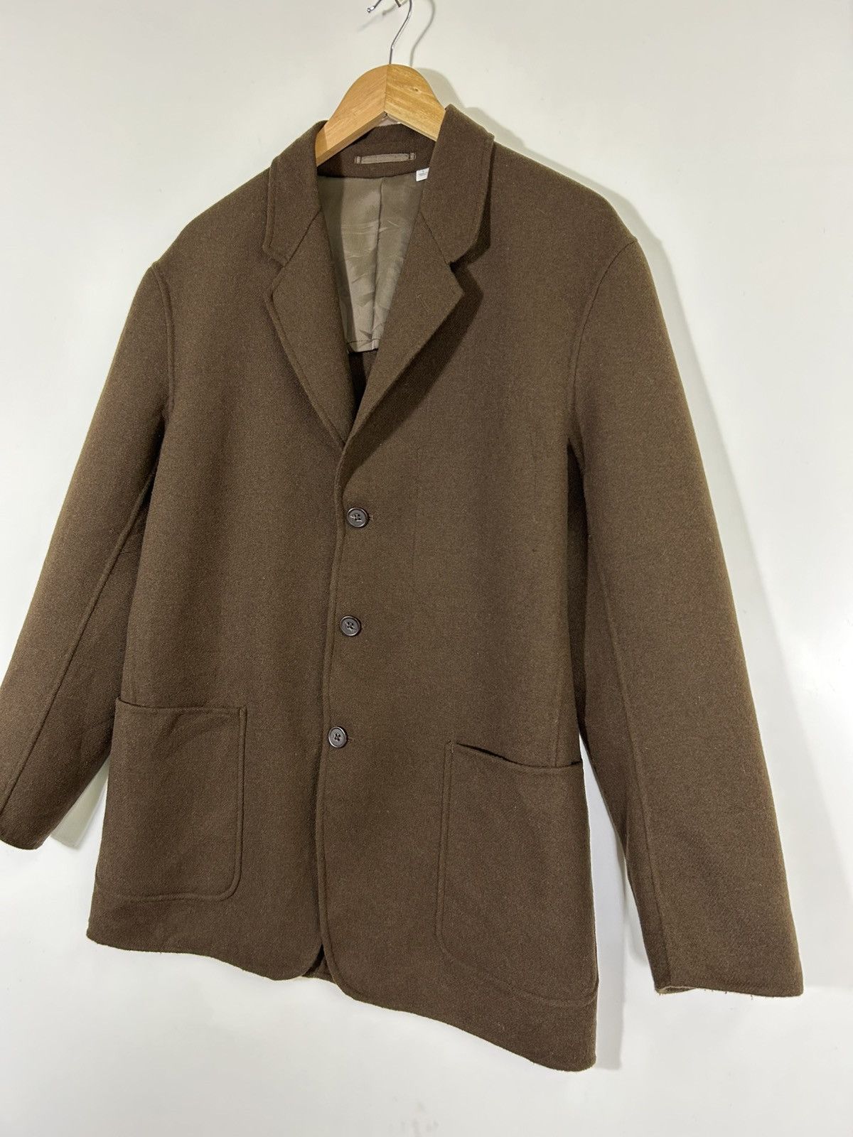 Lemaire × Uniqlo 🔥Lemaire❌Uniqlo Wool Button Coat Size US M / EU 48-50 / 2 - 3 Thumbnail