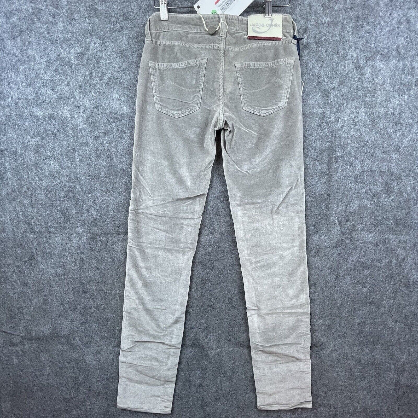 Jacob Cohen Jacob Cohen Pants Women 25 Grey Jocelyn Slim Velvet Trousers Size 25" / US 0 / IT 36 - 2 Thumbnail