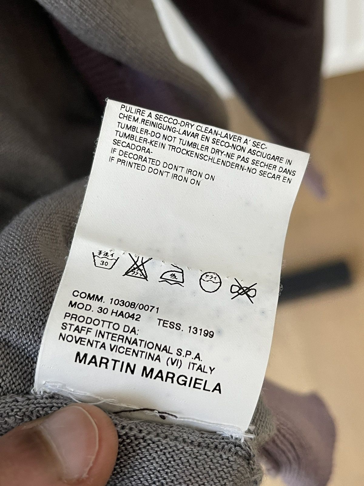 Maison Margiela Maison Margiela SS07 Grey/Purple Stripes Cardigan Size US M / EU 48-50 / 2 - 17 Thumbnail