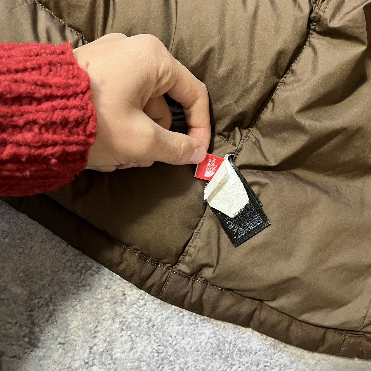 The North Face × Vintage Vintage TNF Vest Nuptse 700 brown Size US S / EU 44-46 / 1 - 6 Thumbnail