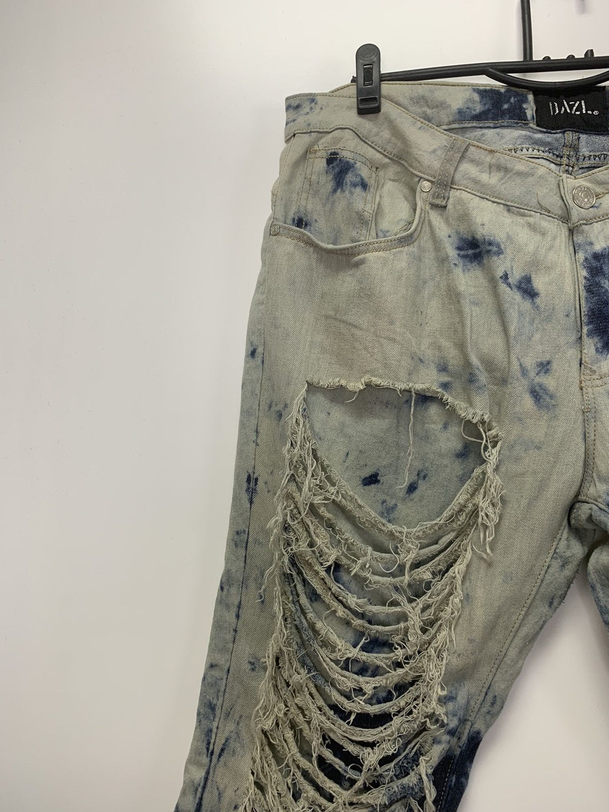 Japanese Brand Dazi Distress denim Style Size US 38 / EU 54 - 4 Thumbnail