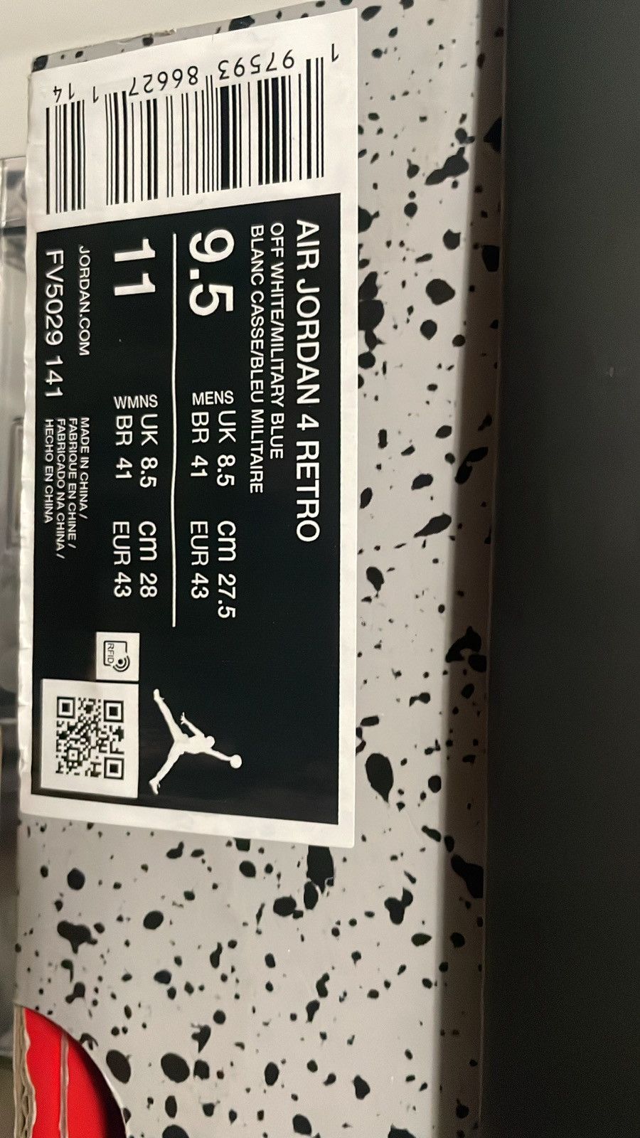 Jordan Brand Jordan 1 Washed Black Size US 9.5 / EU 42-43 - 8 Thumbnail