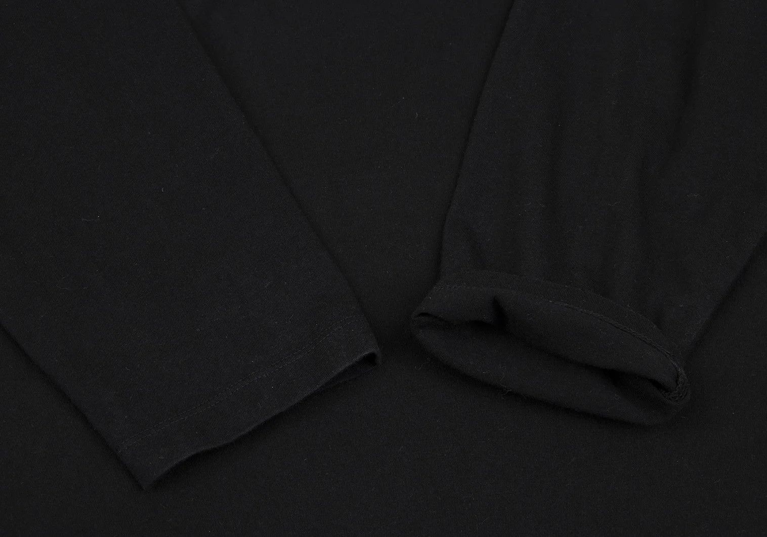Yohji Yamamoto Long Bias Zip Long Sleeve T-Shirt in Black Size 3 Size US L / EU 52-54 / 3 - 5 Thumbnail