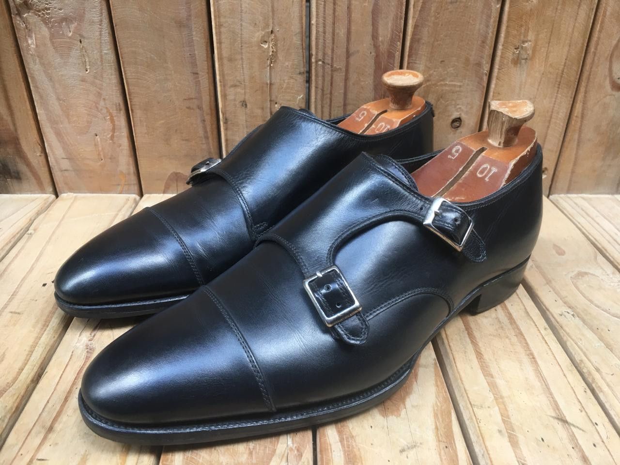 Alfred Sargent Alfred Sargent Ramsey Monk strap leather shoes USA 10 Size US 10 / EU 43 - 1 Thumbnail