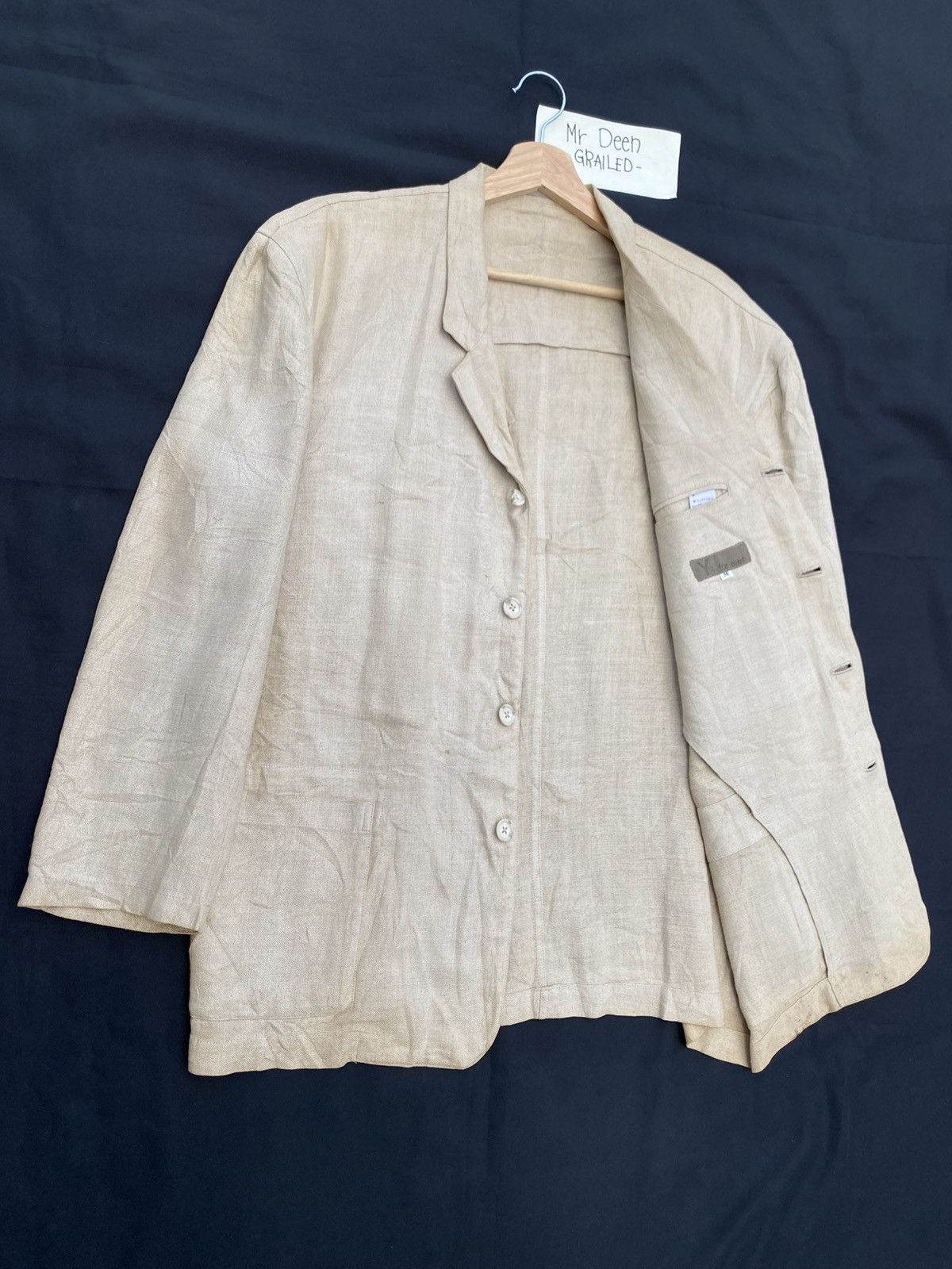 Yohji Yamamoto Rare Y's for men Linen Jacket/Blazer Size US M / EU 48-50 / 2 - 6 Thumbnail