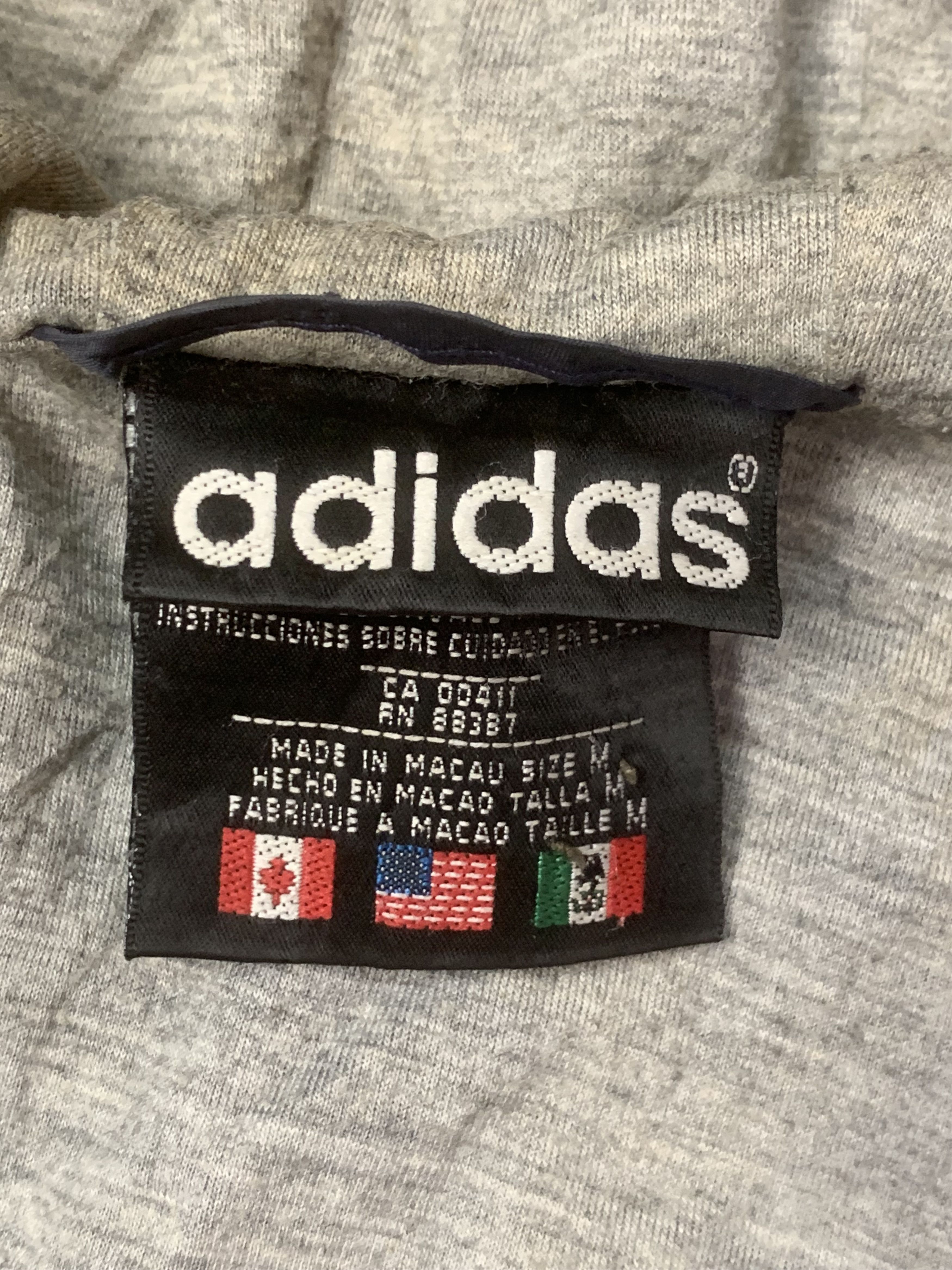 Adidas × Vintage Rare Design Vintage Adidas 3 Stripes Windbreakers Size US M / EU 48-50 / 2 - 5 Thumbnail