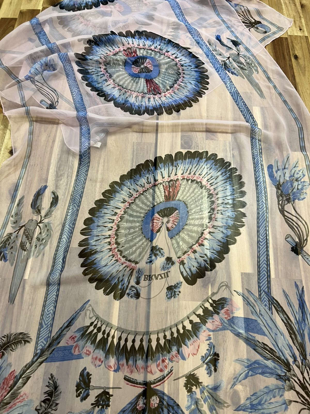 Hermes Vintage Hermes Silk Scarft Size ONE SIZE - 8 Thumbnail