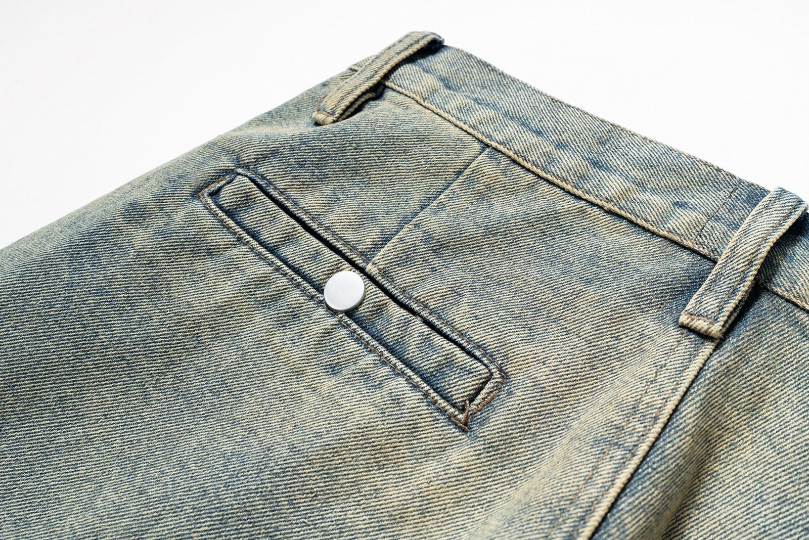Vintage Gradient Rusty Yellow Green baggyJeans Size US 28 / EU 44 - 6 Thumbnail