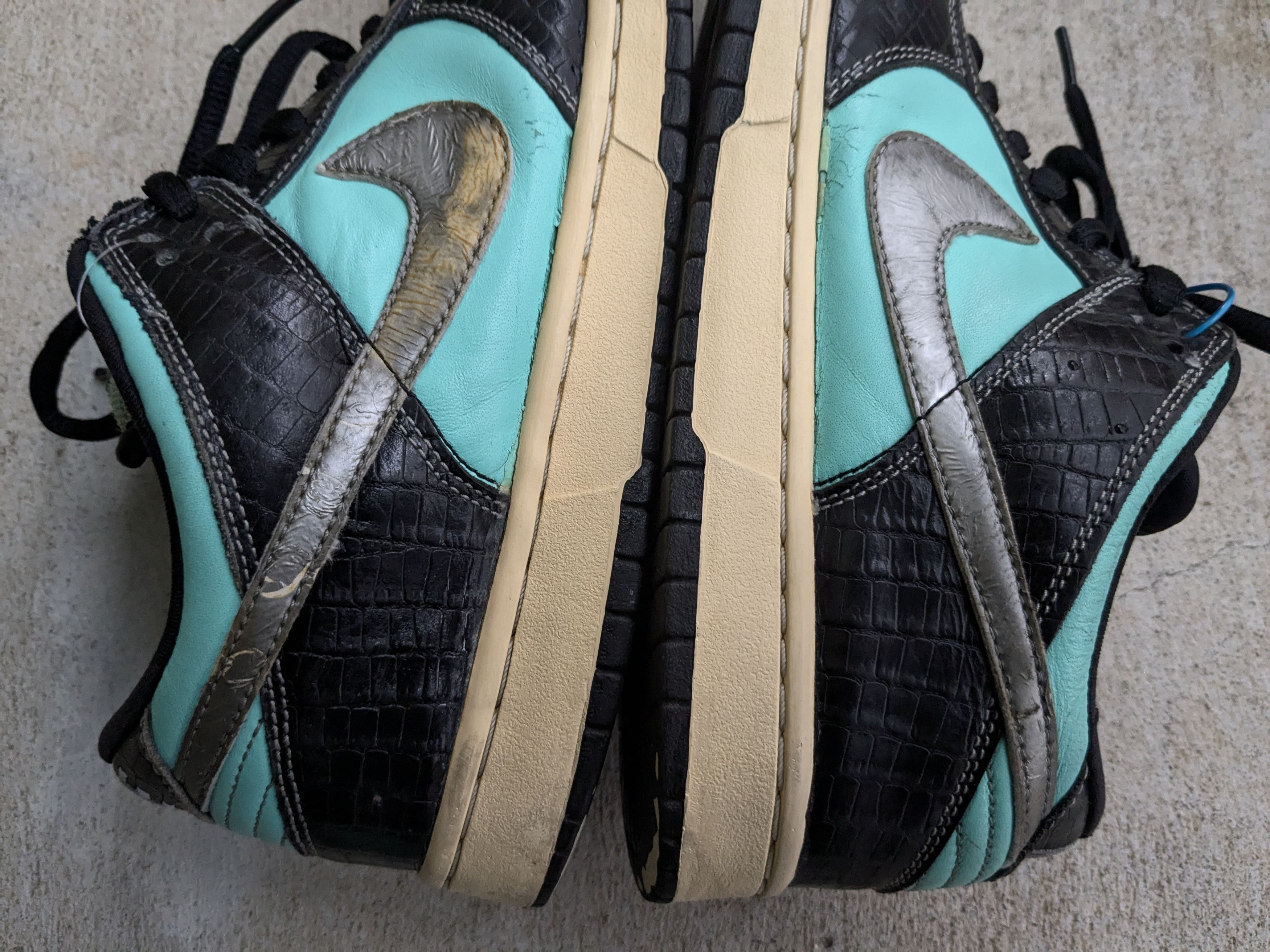Nike Nike SB Dunk Low Pro x Diamond Supply Co. Tiffany 10 Size US 10 / EU 43 - 6 Thumbnail