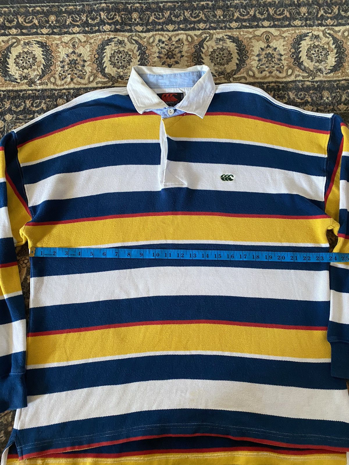 Canterbury of New Zealand Vintage Canterbury Of New Zealand Striped Long Sleeve Size US XL / EU 56 / 4 - 8 Thumbnail