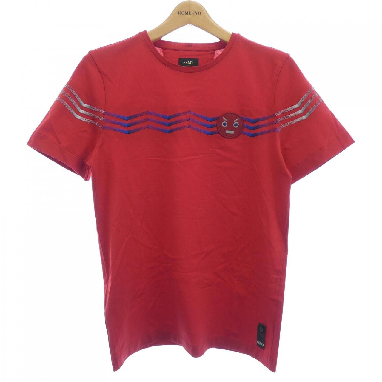 Fendi Fendi Fendi T Shirt Textile T-Shirts FY0682S0D DUTY FREE for USA Size ONE SIZE - 1 Thumbnail