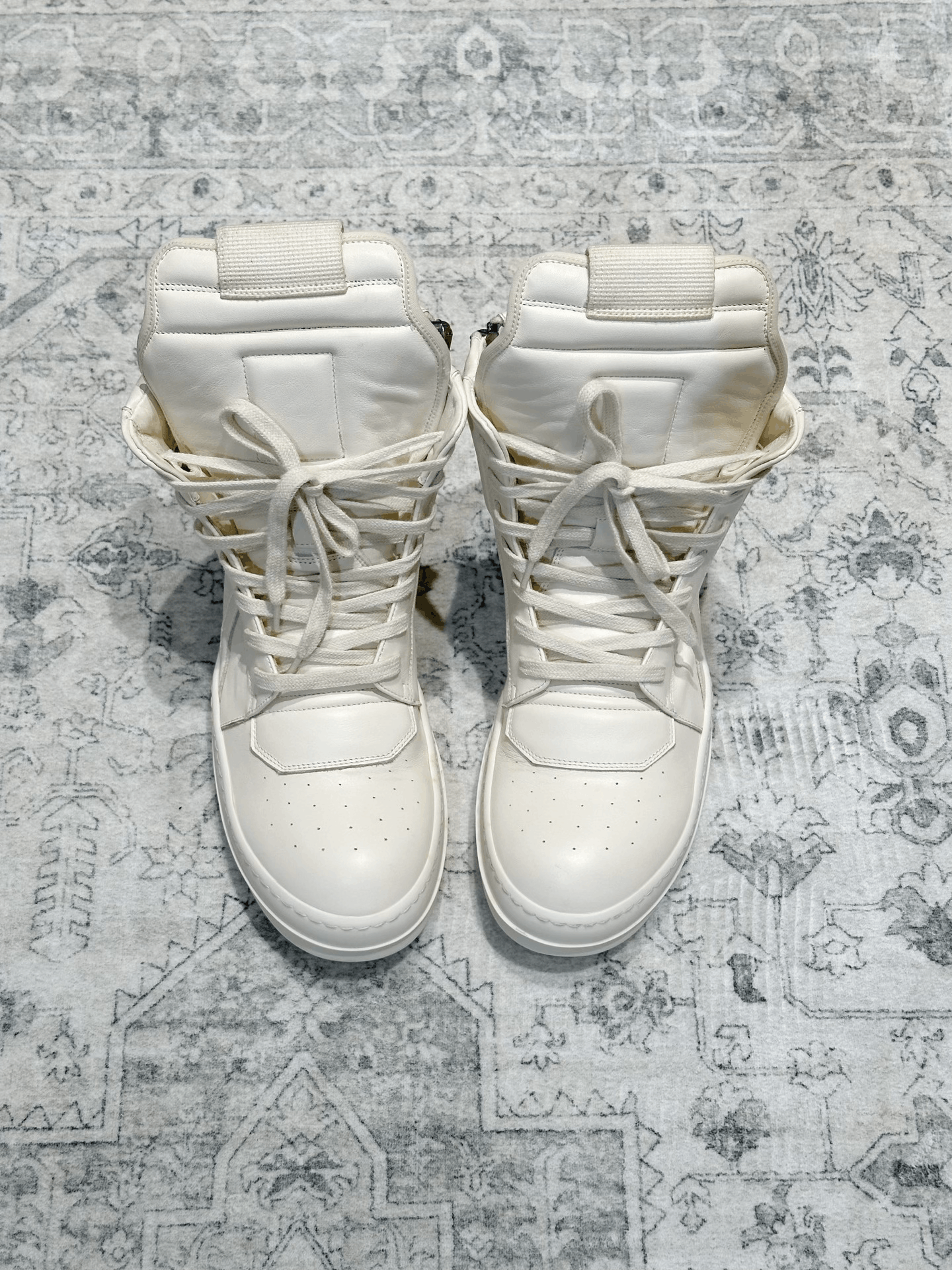 Rick Owens Rick Owens Milk White Inverted Triangle New Size US 7 / EU 40 - 1 Thumbnail