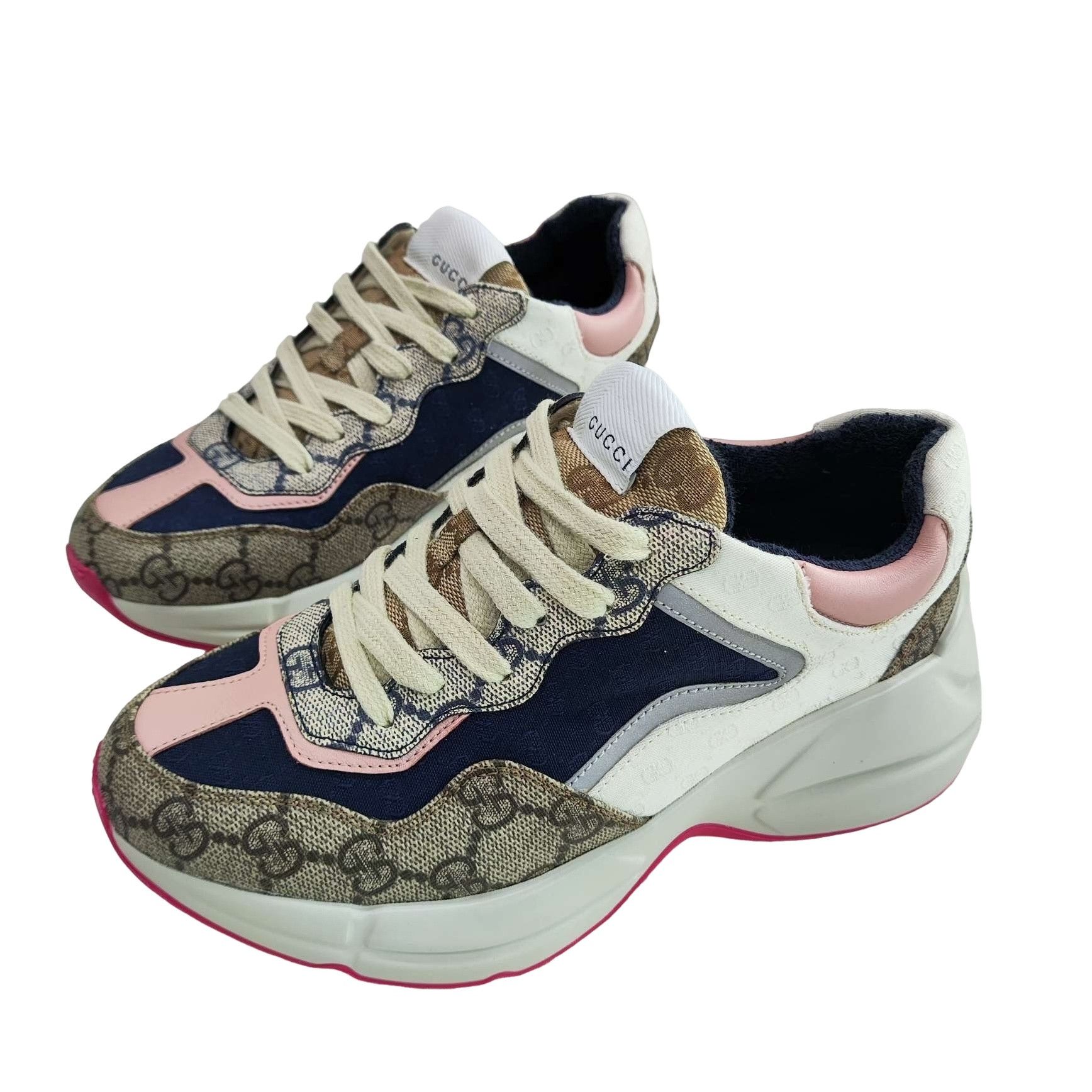 Gucci Gucci GG Multi-Color Sneakers Size 35.5 Size US 5.5 / IT 35.5 - 1 Thumbnail
