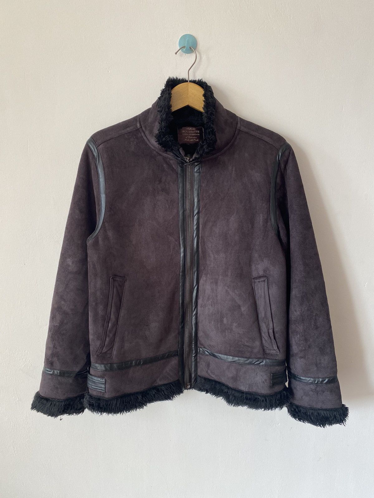 14th Addiction × If Six Was Nine × In The Attic Japanese Brand Roushatte Suede Sherpa Jacket Size US M / EU 48-50 / 2 - 1 Thumbnail