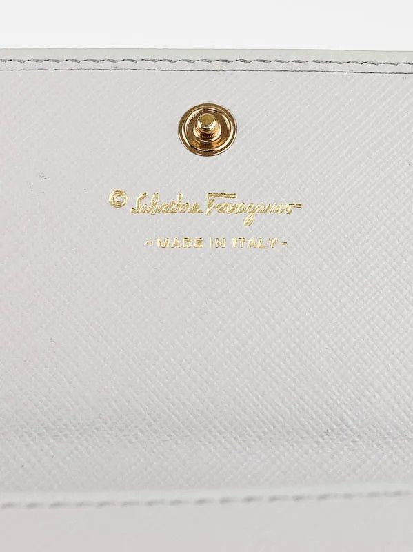 Salvatore Ferragamo o1s1rm0924 Size: OS / Long Leather Wallet in Grey Size ONE SIZE - 4 Thumbnail