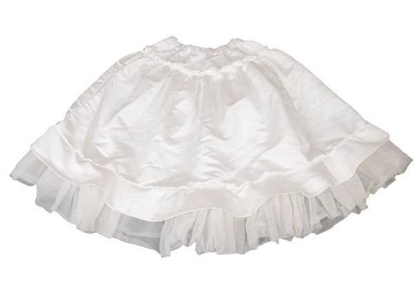 Other Comme Des Garcons size S White Retro Yarn Design Skirt Size 24" / US 00 / IT 34 - 3 Thumbnail