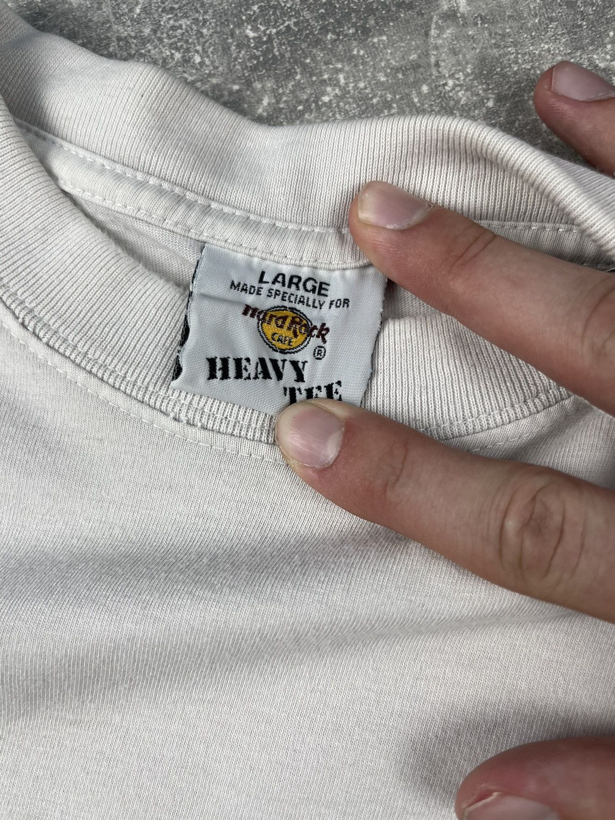 Hard Rock Cafe × Vintage Hard Rock Paris Archive Vintage 90s Rare Big Back Logo 1996 Size US L / EU 52-54 / 3 - 10 Thumbnail
