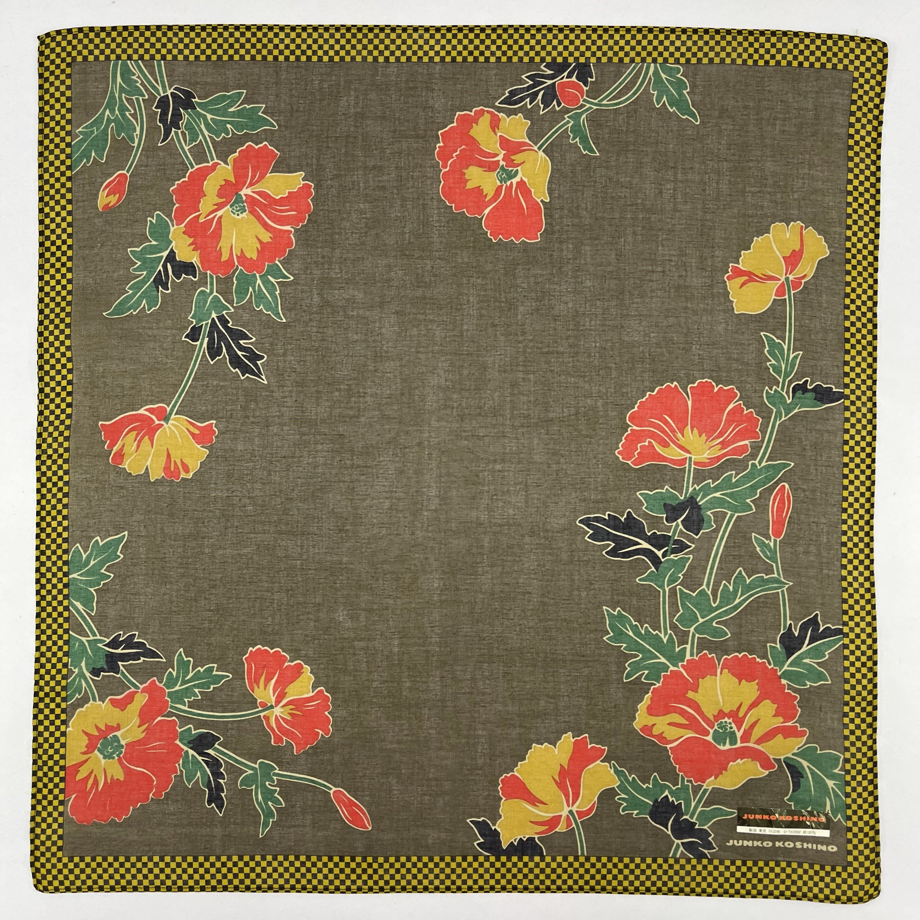 Japanese Brand Junko Koshino Handkerchief / Neckerchief / Bandana - 4168 Size ONE SIZE - 2 Thumbnail