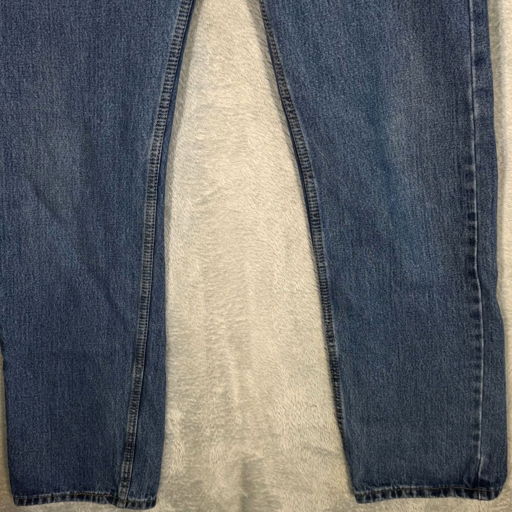 Levi's Levi’s 505 Men’s Jeans 32x34 Blue Denim Stretch Mid-Rise Straight Leg Jeans Shirt? Size US 32 / EU 48 - 5 Thumbnail