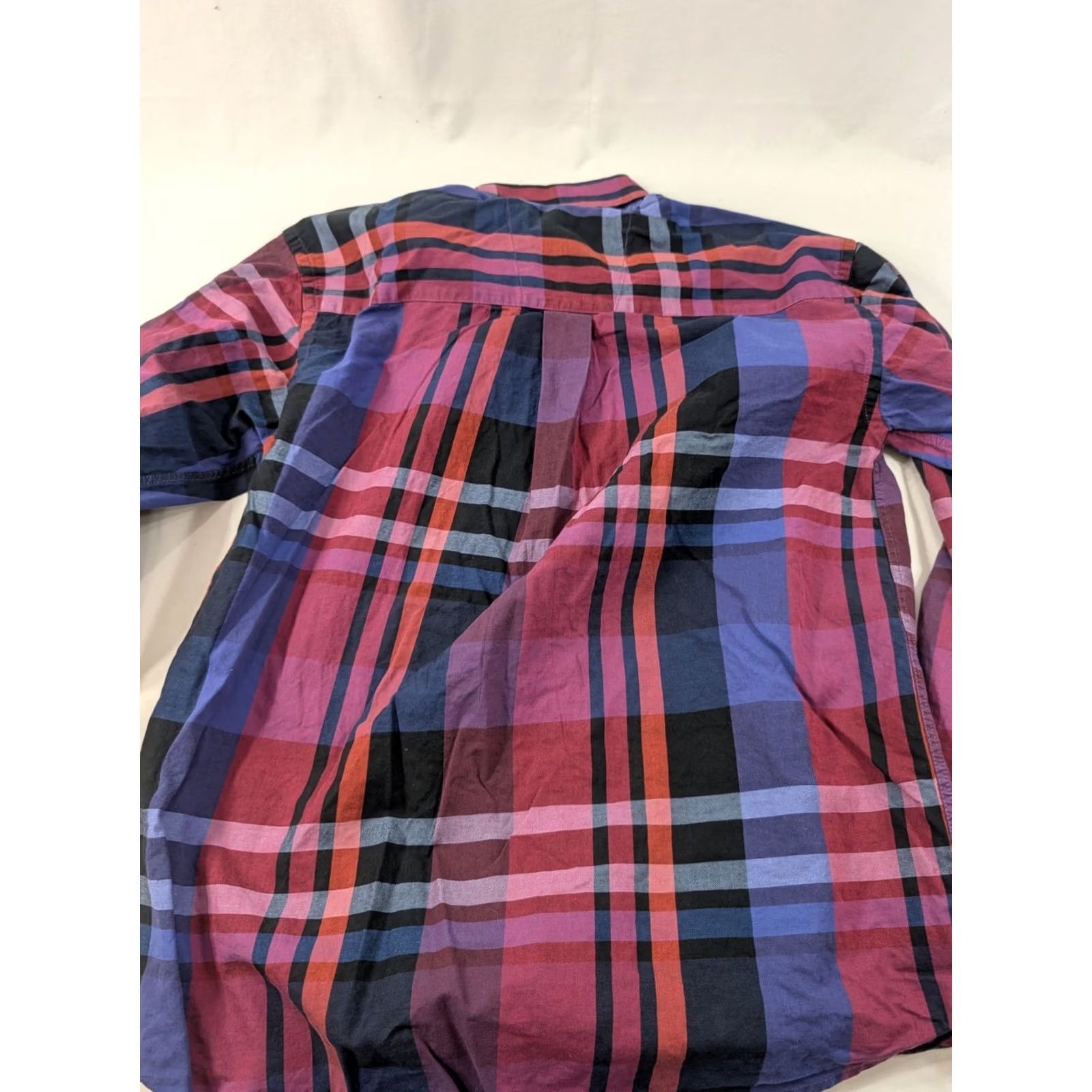 Wrangler Wrangler Shirt Mens M Red George Strait Men Sleeve Plaid Western Button Front Size US M / EU 48-50 / 2 - 7 Thumbnail