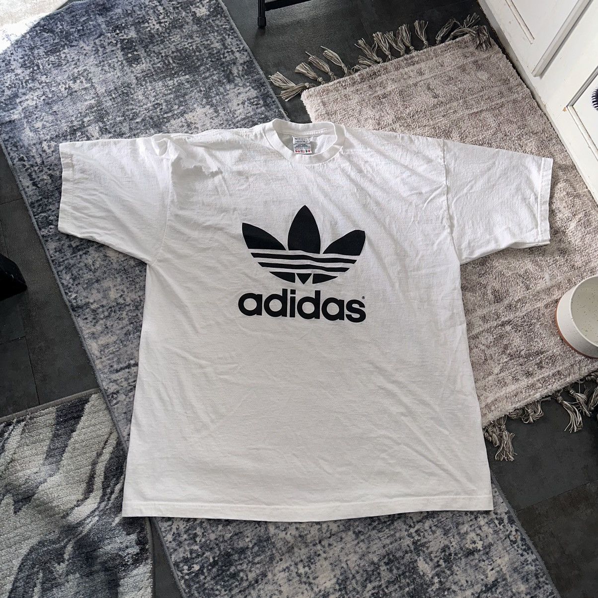 Adidas × Vintage Vintage adidas Double Sided shirt Size US XXL / EU 58 / 5 - 4 Thumbnail