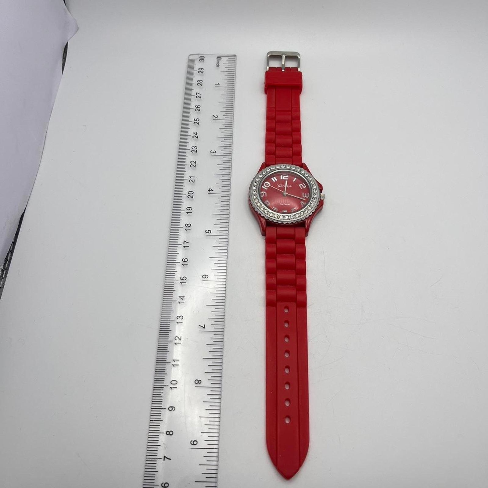 Other Silver & Red Men's Watch Size ONE SIZE - 3 Thumbnail