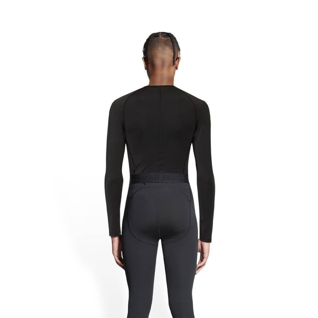 Balenciaga o1w1db10425 3B Sports Icon Long Sleeve Athletic Top Size US M / EU 48-50 / 2 - 4 Thumbnail