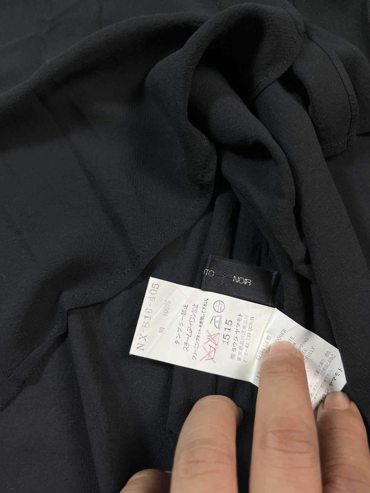 Yohji Yamamoto YOHJI YAMAMOTO+NOIR SILK BLOUSE Size M / US 6-8 / IT 42-44 - 7 Thumbnail