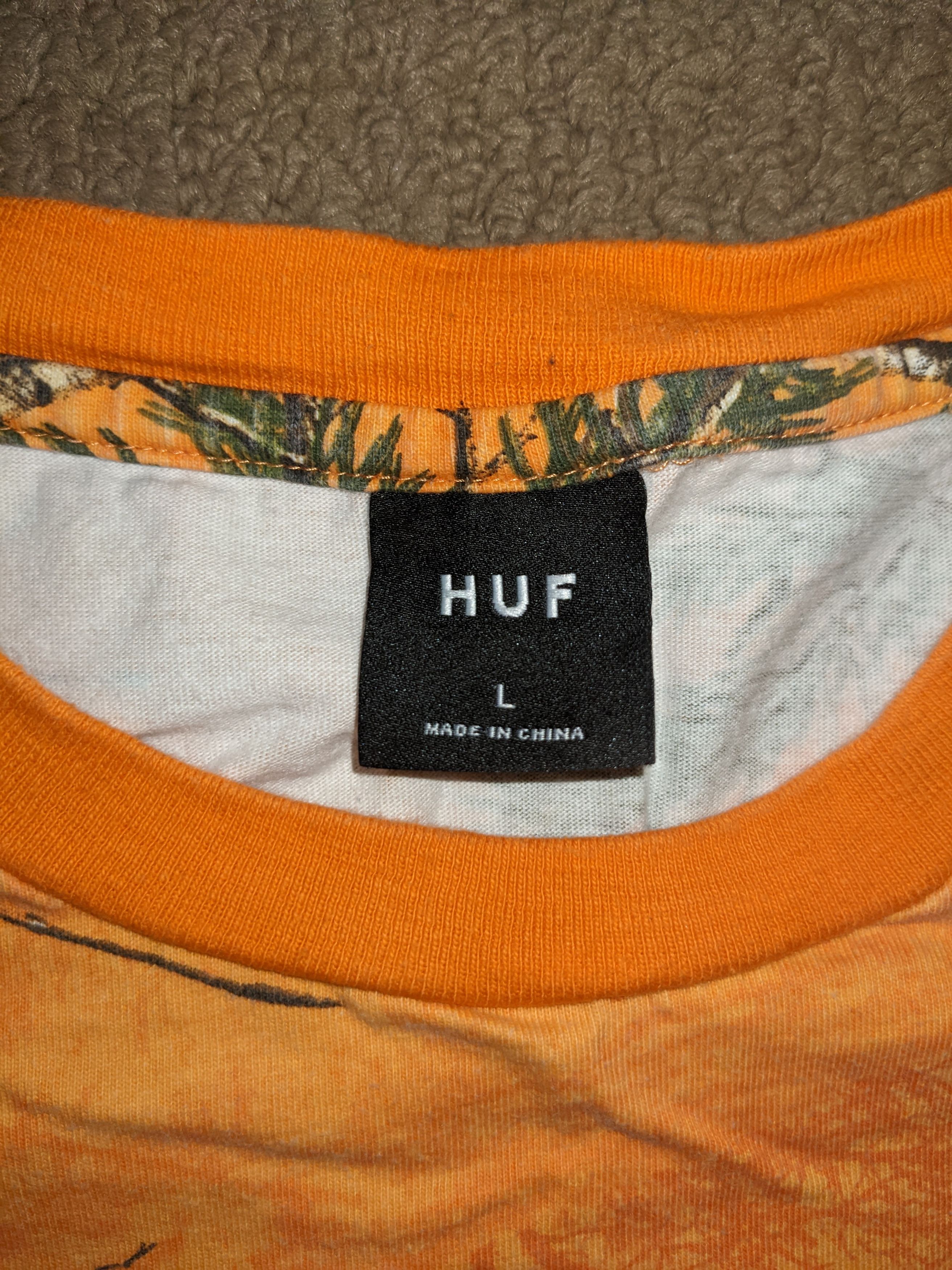 Huf Orange Plants Long Sleeve Size US L / EU 52-54 / 3 - 5 Thumbnail