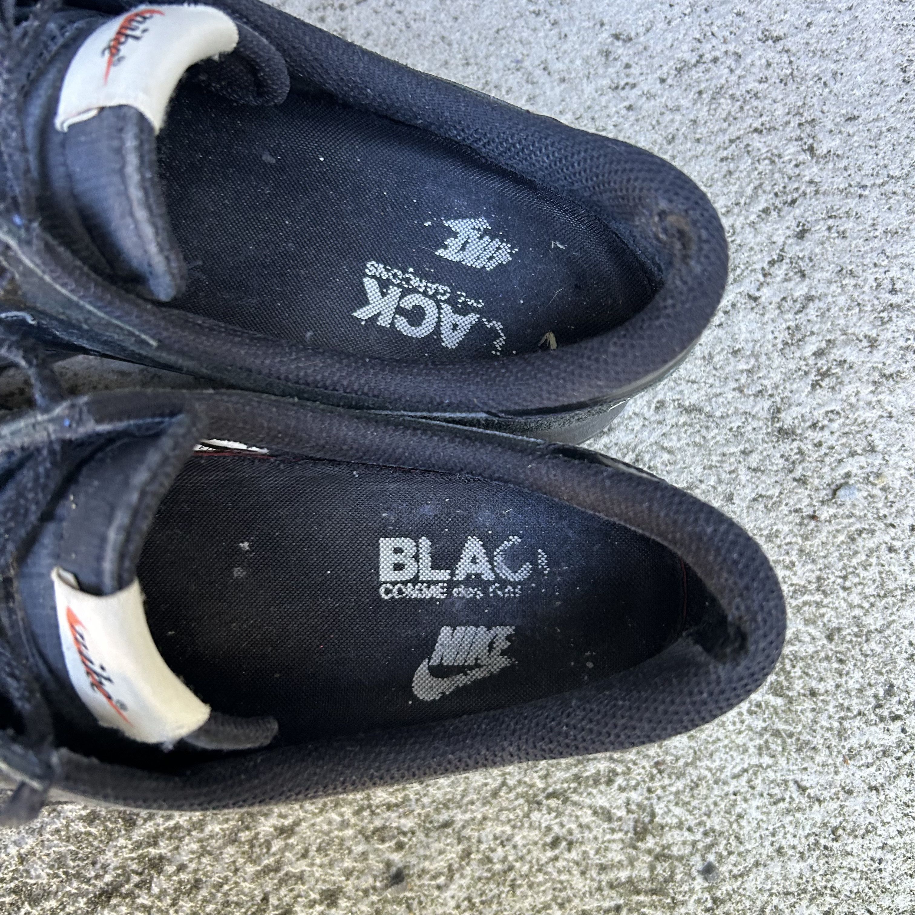 Comme des Garcons × Nike Comme des Garcons Black x Nike Air Pegasus 83 Sneakers Shoes Size US 10 / EU 43 - 8 Thumbnail