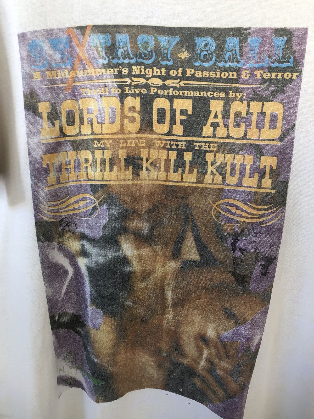 Band Tees Vintage 90s LORD OF ACID Electronic Band Tee Size US XL / EU 56 / 4 - 4 Thumbnail