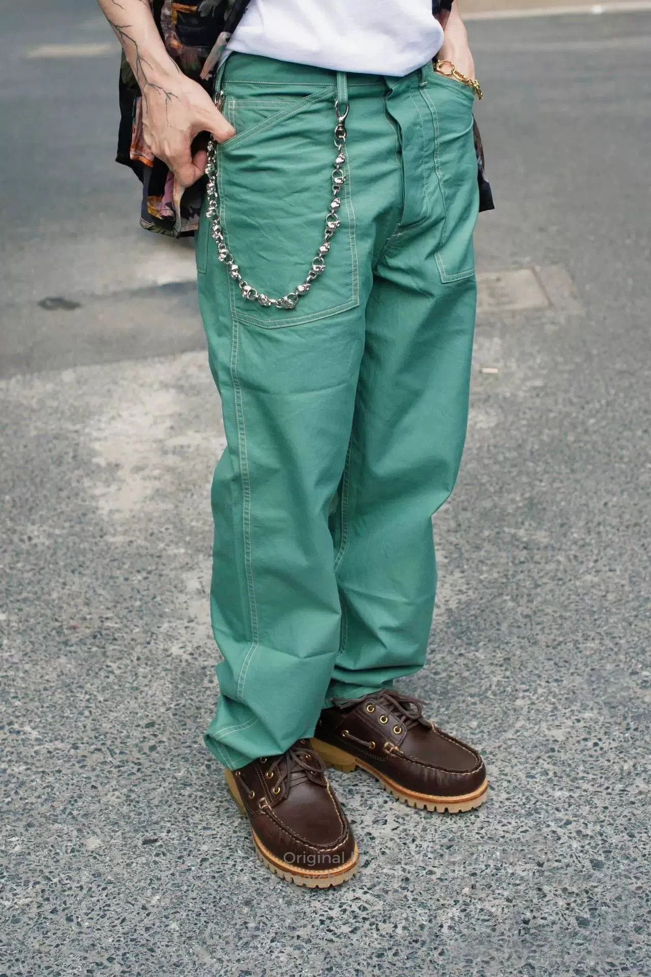 Visvim visvim carpenter pants in green new condition. Size US 44 / EU 60 - 1 Thumbnail