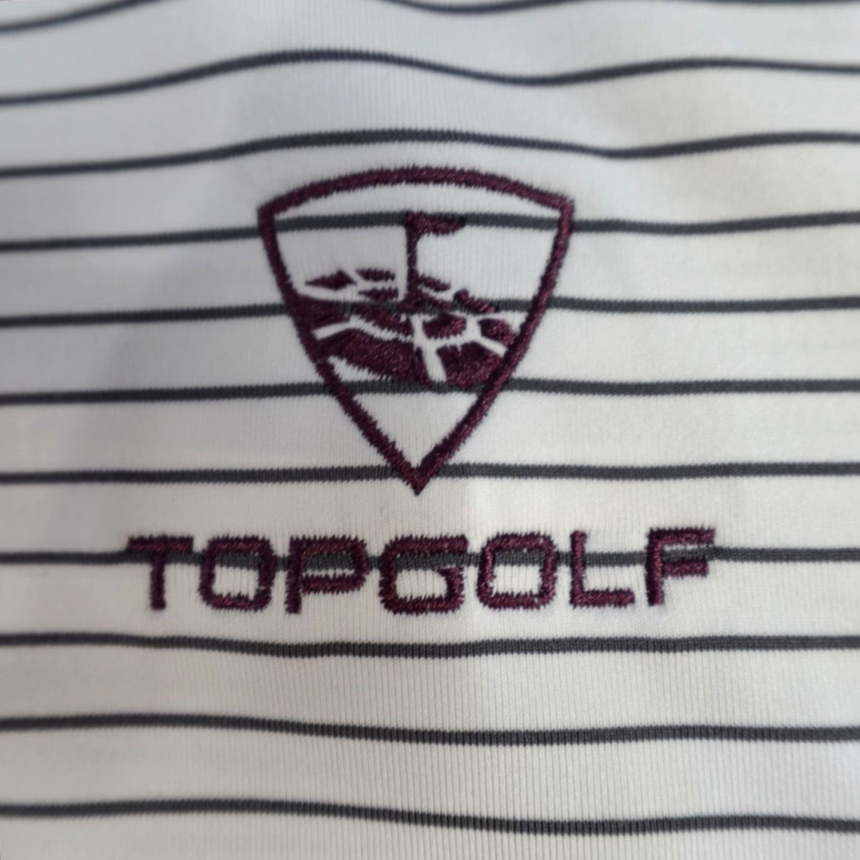Under Armour Under Armour Polo 2XL White Striped Embroidered Top Golf Shirt Mens Regular Short Sleeve Collar Polo Under Armour Golf Size US XXL / EU 58 / 5 - 3 Thumbnail