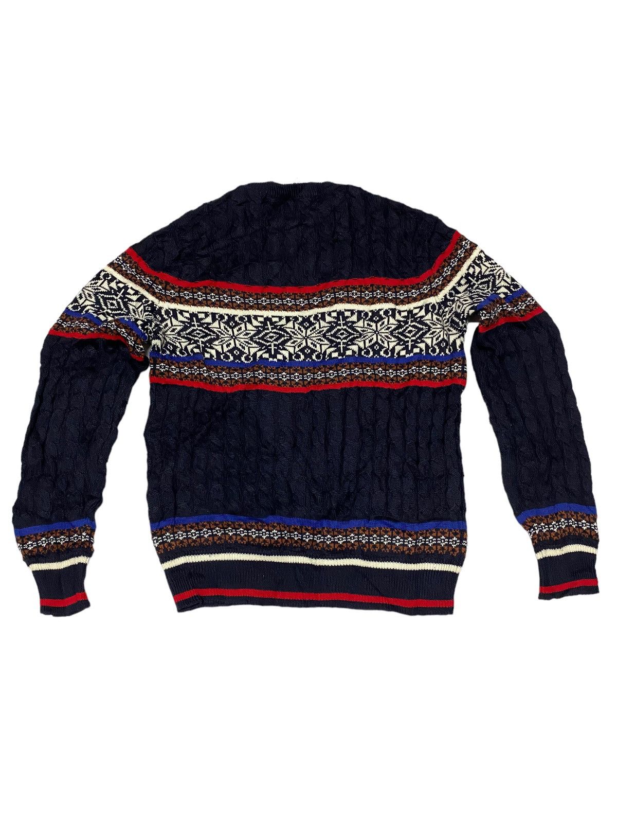 MSGM MSGM Milano Spell Out Navajo Design Knit (C1) Size US S / EU 44-46 / 1 - 3 Thumbnail