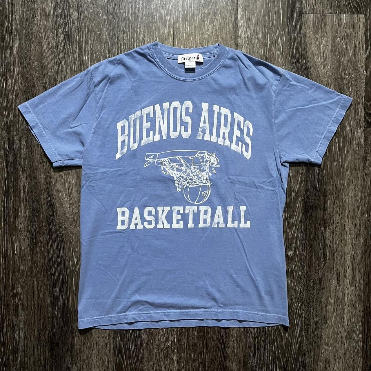 Vintage [Retail: $45] Firstport "Buenos Aires Basketball" Shirt Size US S / EU 44-46 / 1 - 1 Thumbnail