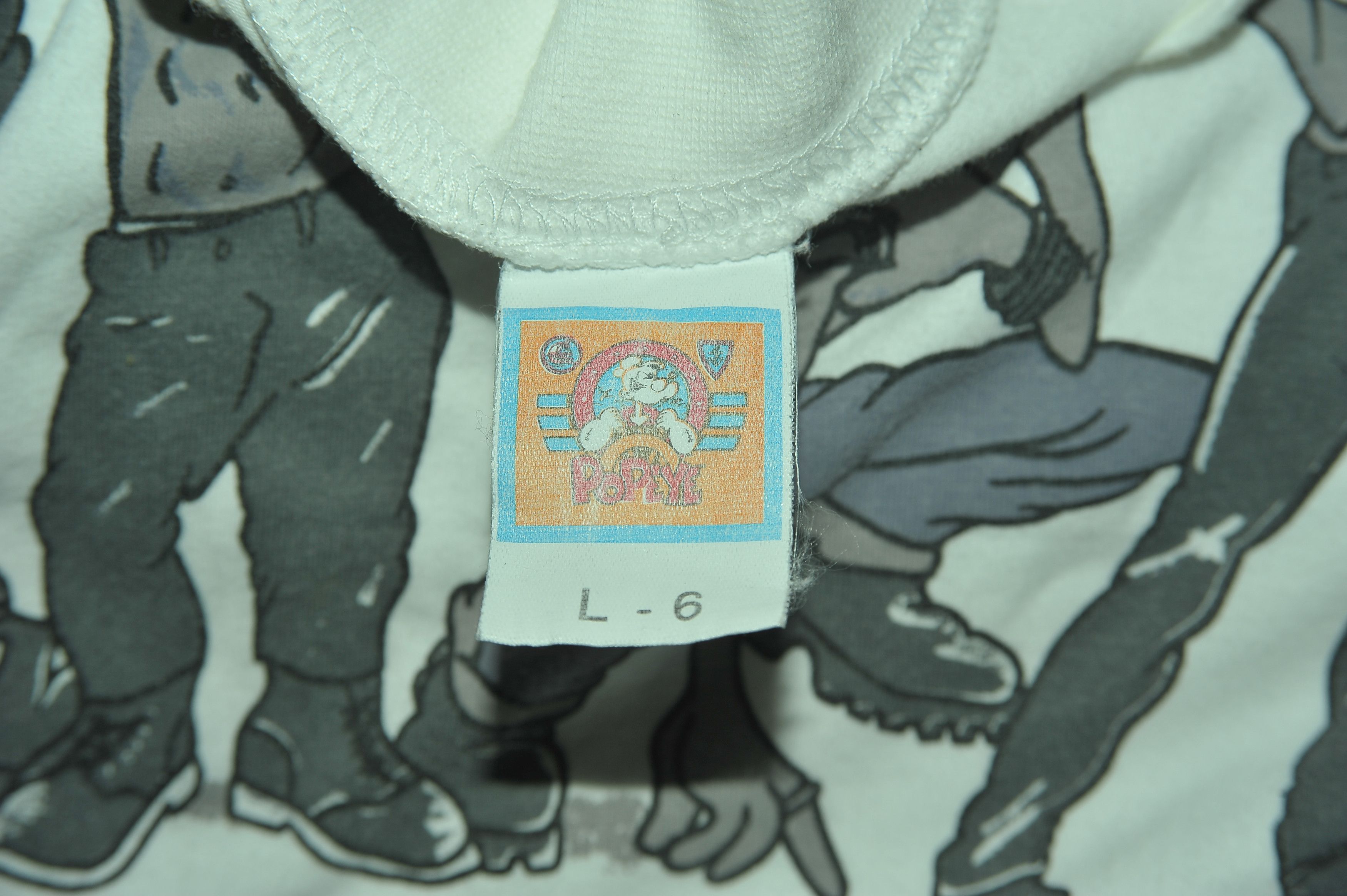 Vintage Vintage 90s 1998 Popeye Show Promo T-shirt Size US L / EU 52-54 / 3 - 5 Thumbnail