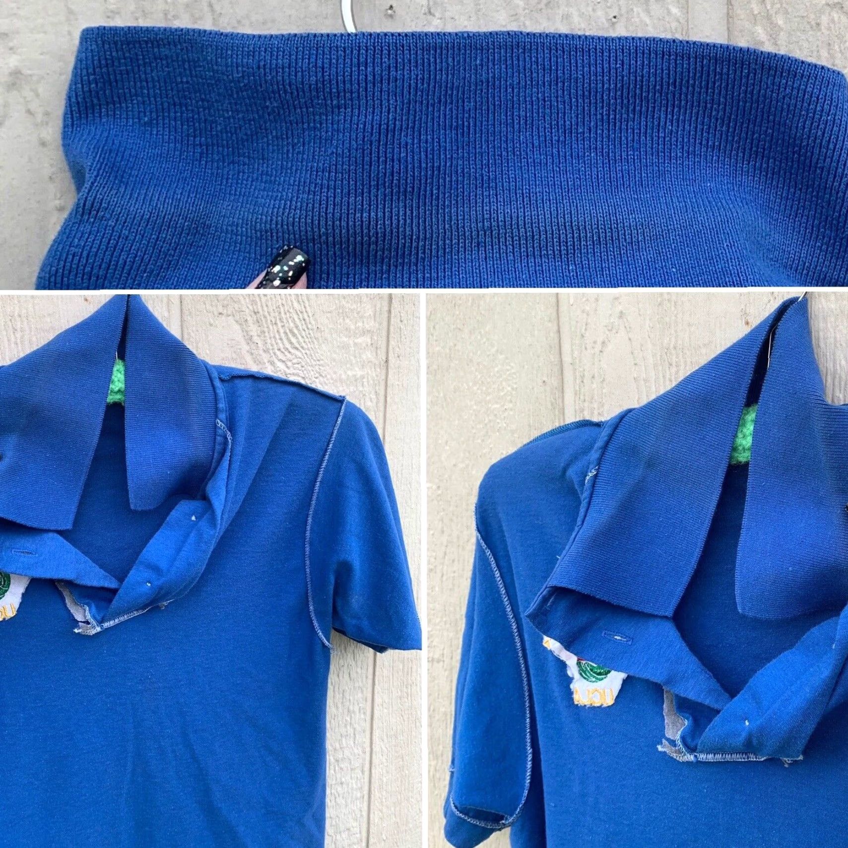 Vintage VINTAGE UCLA Rose Bowl 1984 embroidered polo shirt single stitch size M Artex Polo Men Blue 80s College University Sports Embroidered Size US M / EU 48-50 / 2 - 7 Thumbnail