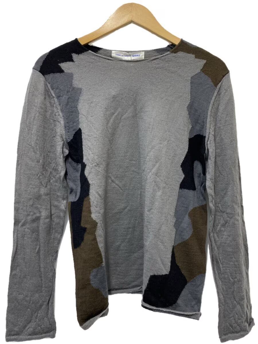 Camo Wool Knit Sweater