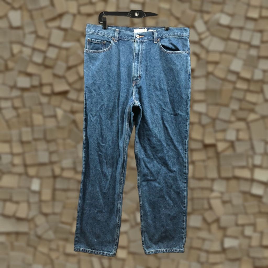 Vintage Sonoma Jeans Size 38x32 Mens Straight Mid Rise Blue Denim 5-Pocket Regular Waist Comfort Size US 38 / EU 54 - 1 Thumbnail