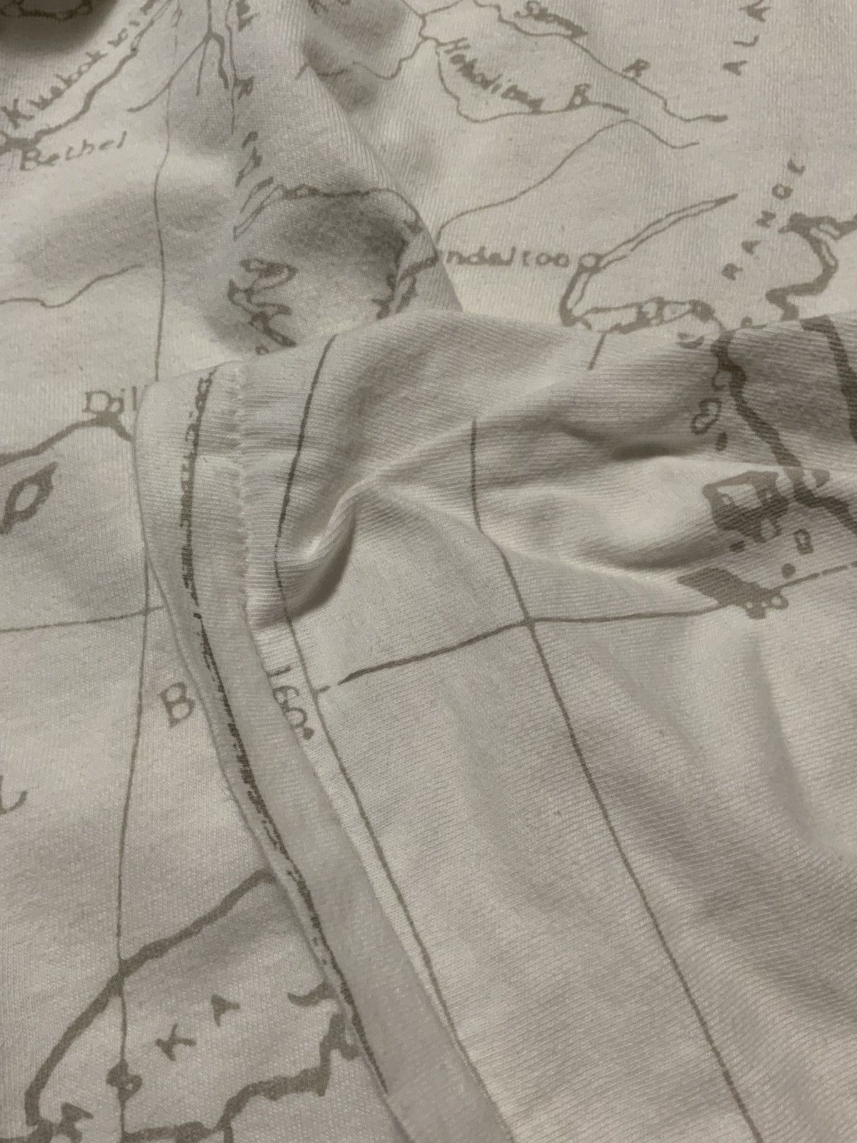 Vintage VTG Northern Exposure Alaska AOP Map Moose CBS TV T-Shirt Size US XL / EU 56 / 4 - 8 Thumbnail
