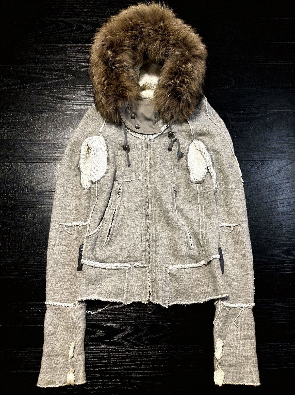 Le Grande Bleu (L.G.B.) LGB raccoon fur PARKA 21112SMK size0 Size US XS / EU 42 / 0 - 1 Thumbnail