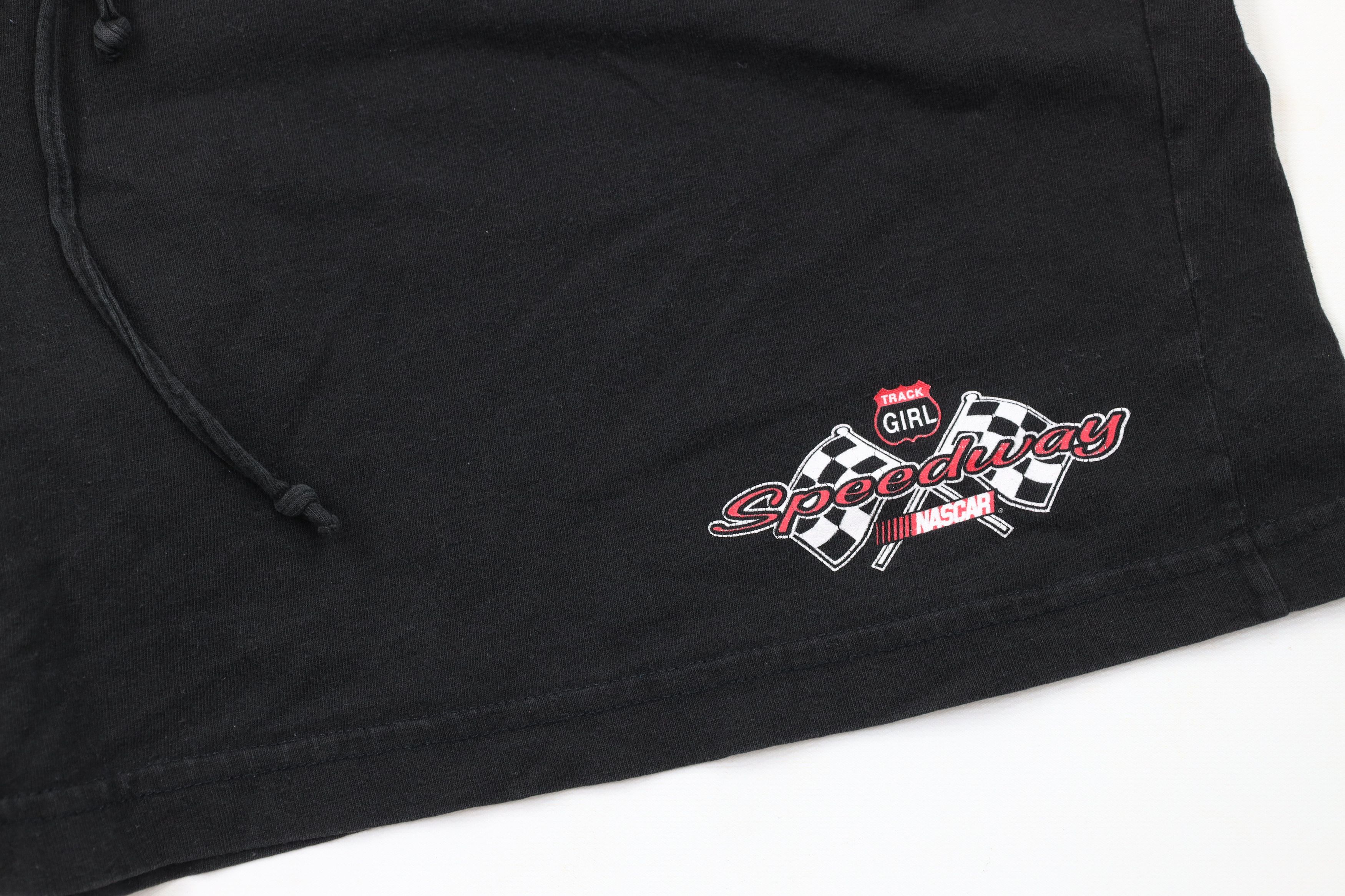 Vintage Vintage 90s Y2K NASCAR Spell Out Track Girl Speedway Shorts Size 40" / US 18 - 5 Thumbnail