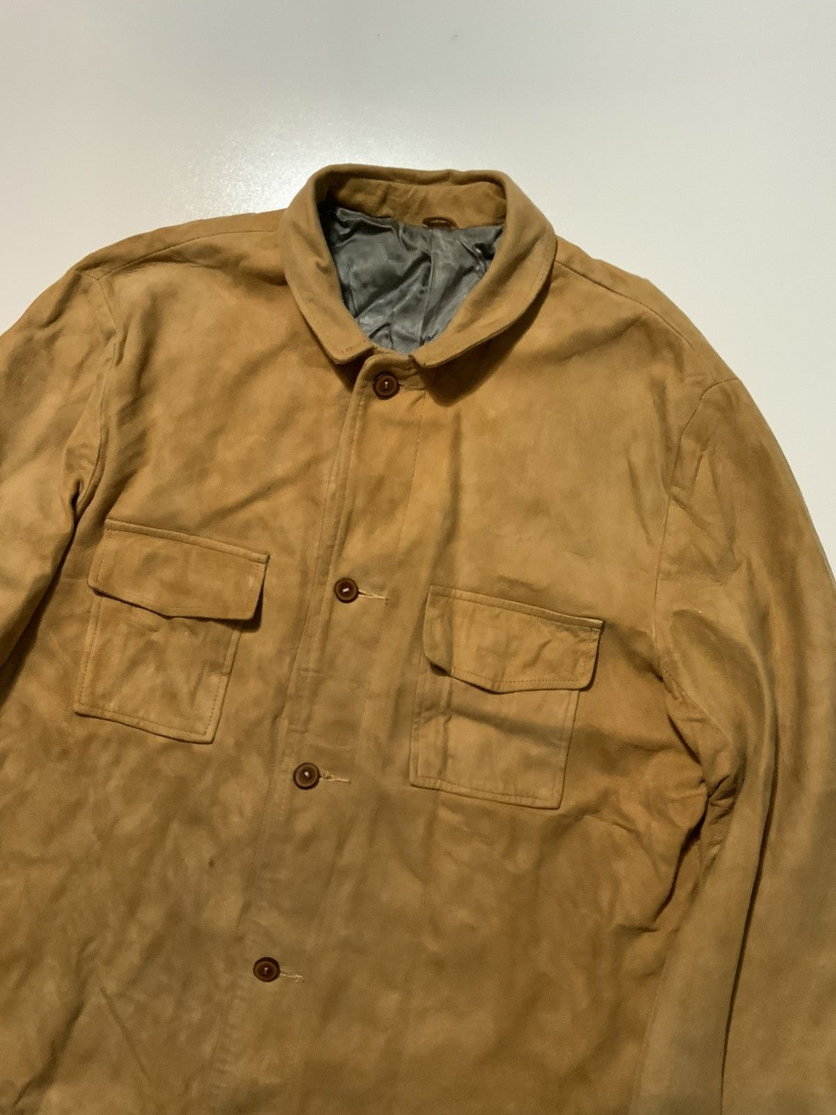 Vintage Vintage 50s 60s Kurland Star Dupont Suede Leather Jacket Size US M / EU 48-50 / 2 - 3 Thumbnail