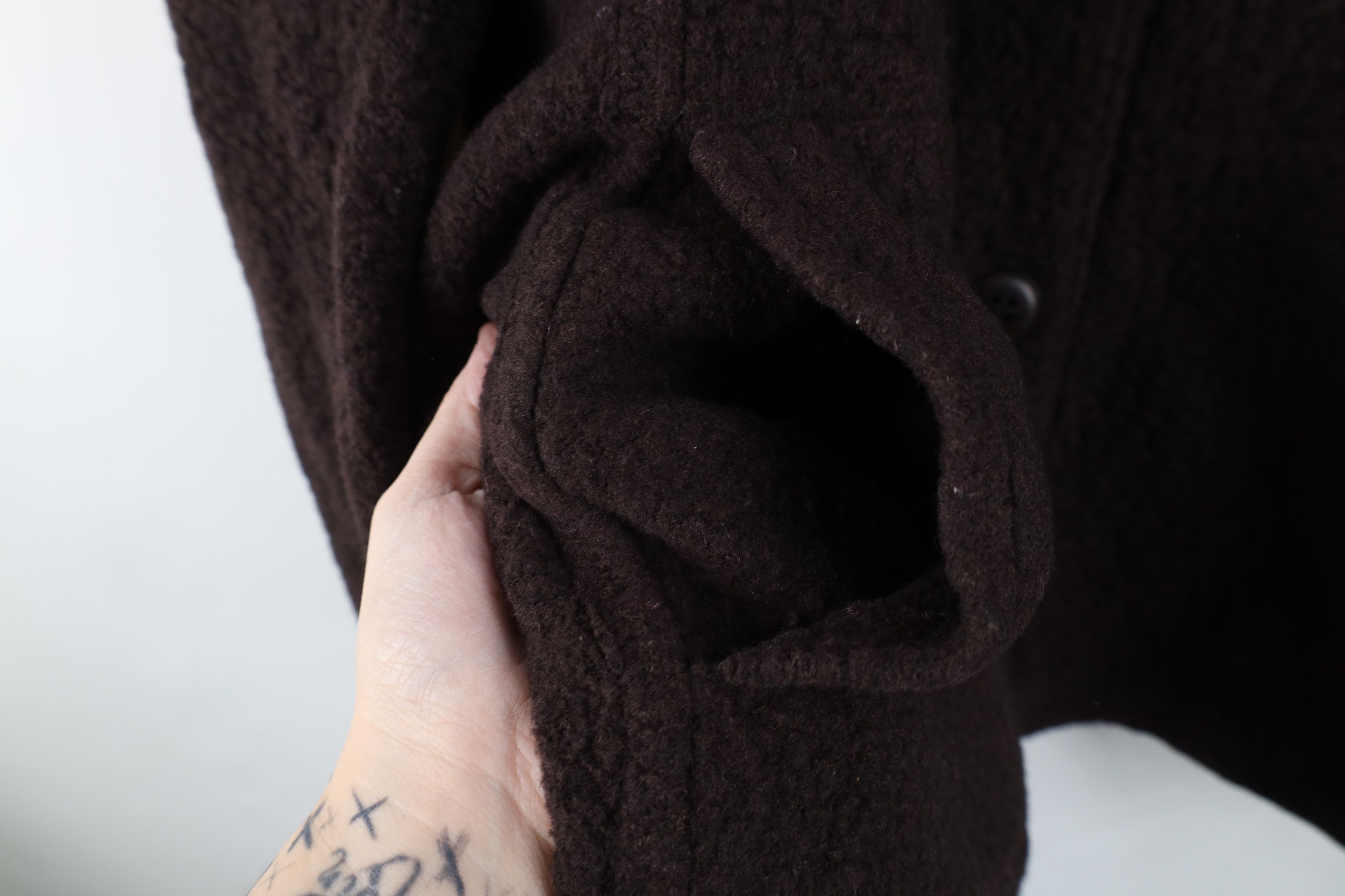 Eileen Fisher Eileen Fisher Virgin Wool Knit Button Sweater Jacket Brown Size L / US 10 / IT 46 - 5 Thumbnail