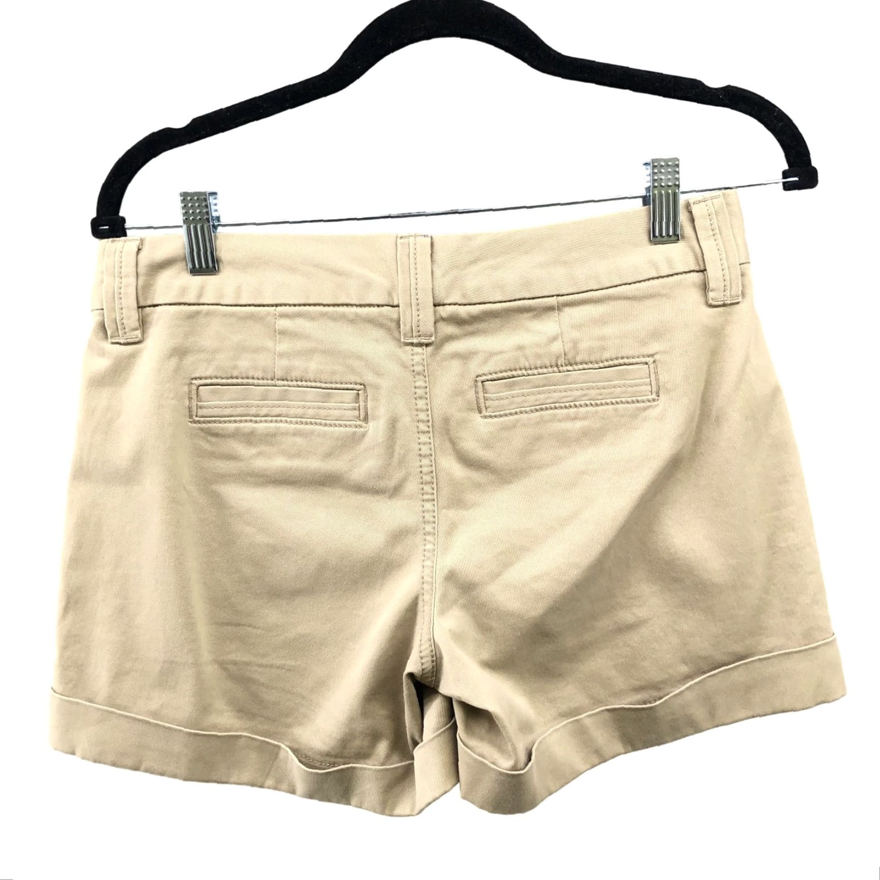 Banana Republic VINTAGE Banana Republic Women's Chino Shorts Size 0 Stretch Khaki Beige Spring Summer Size 25" / US 0 / IT 36 - 2 Thumbnail