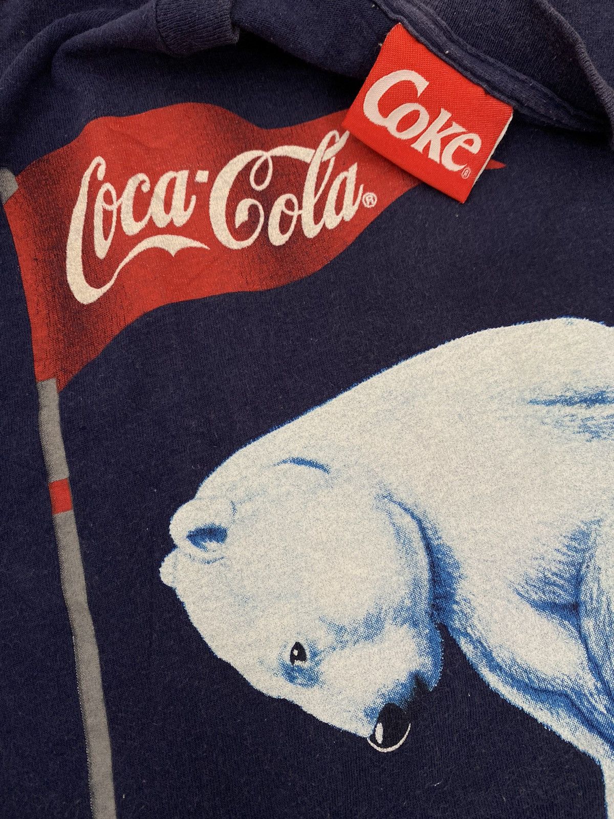Coca Cola × Vintage Vintage 90s Coca-Cola t-shirt Size US L / EU 52-54 / 3 - 3 Thumbnail