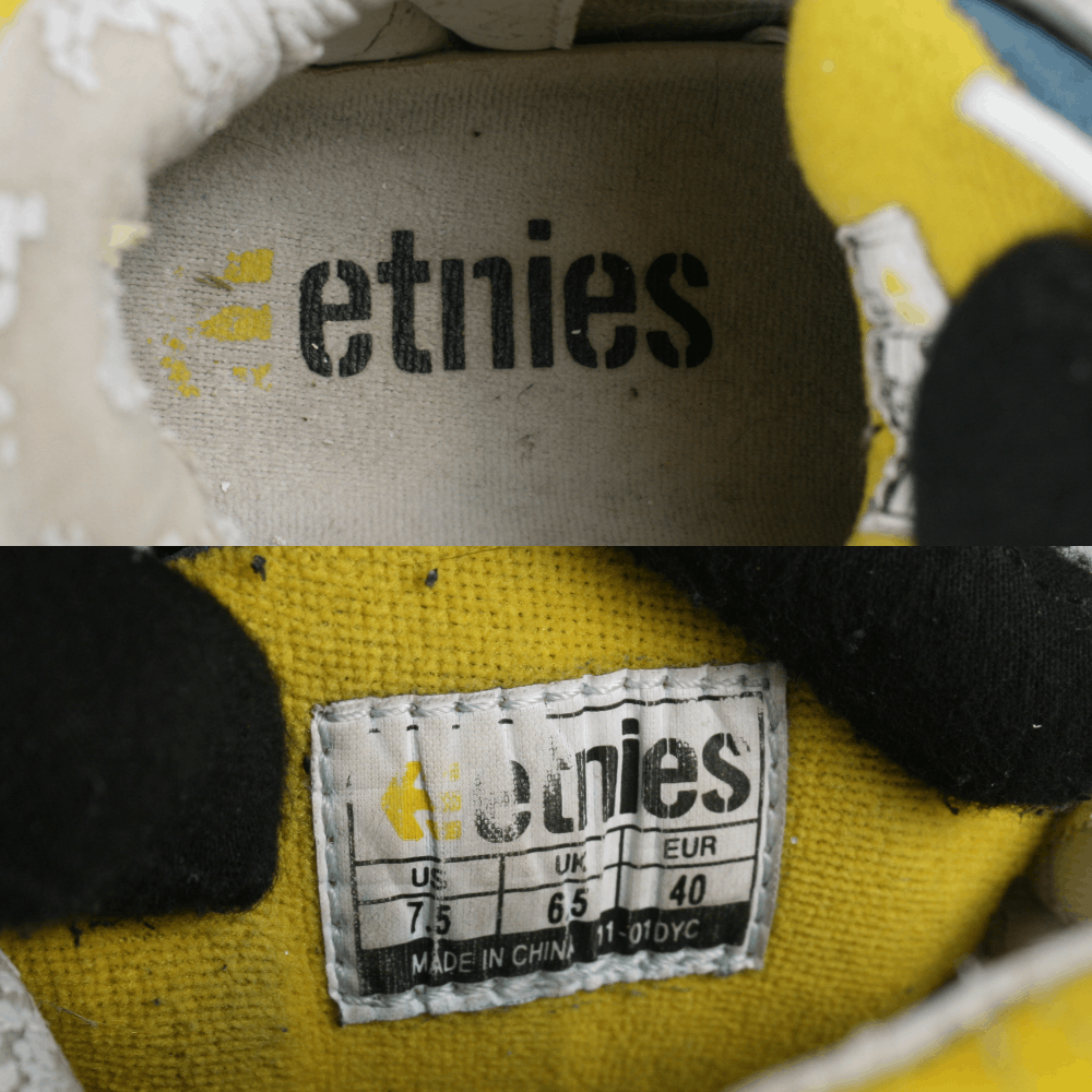 Etnies Lo Cut Oversize Suede Y2K Skate Sneakers Size US 7 / EU 40 - 10 Thumbnail