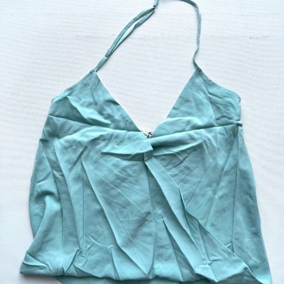 Other COVET AND VUE HANNAH CANAL BLUE SILK TANK TOP SAMPLE Size S / US 4 / IT 40 - 1 Thumbnail