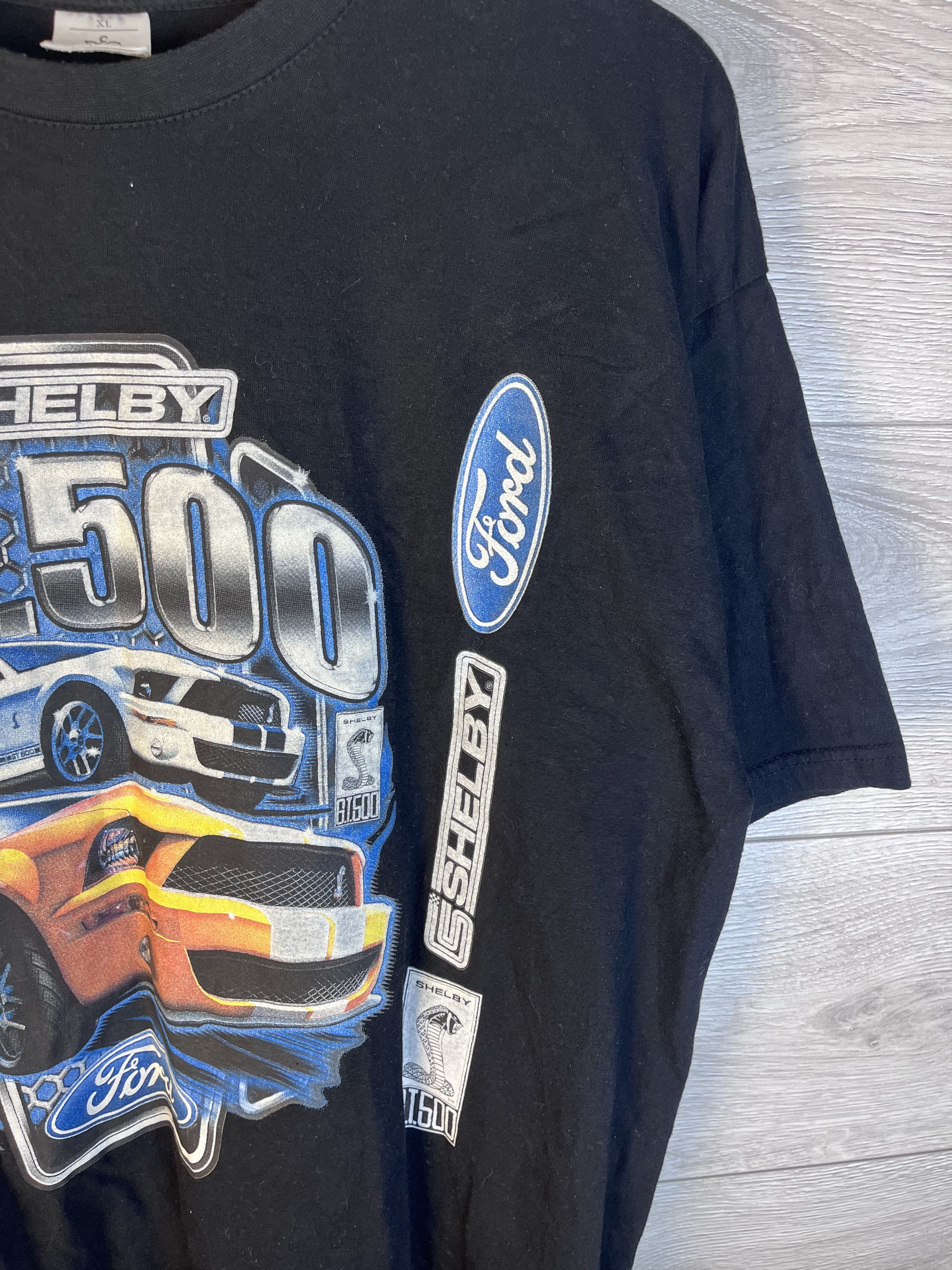 Vintage Vintage merch T-shirt Ford GT500 Shelby Size Xl 2005s Size US XL / EU 56 / 4 - 3 Thumbnail