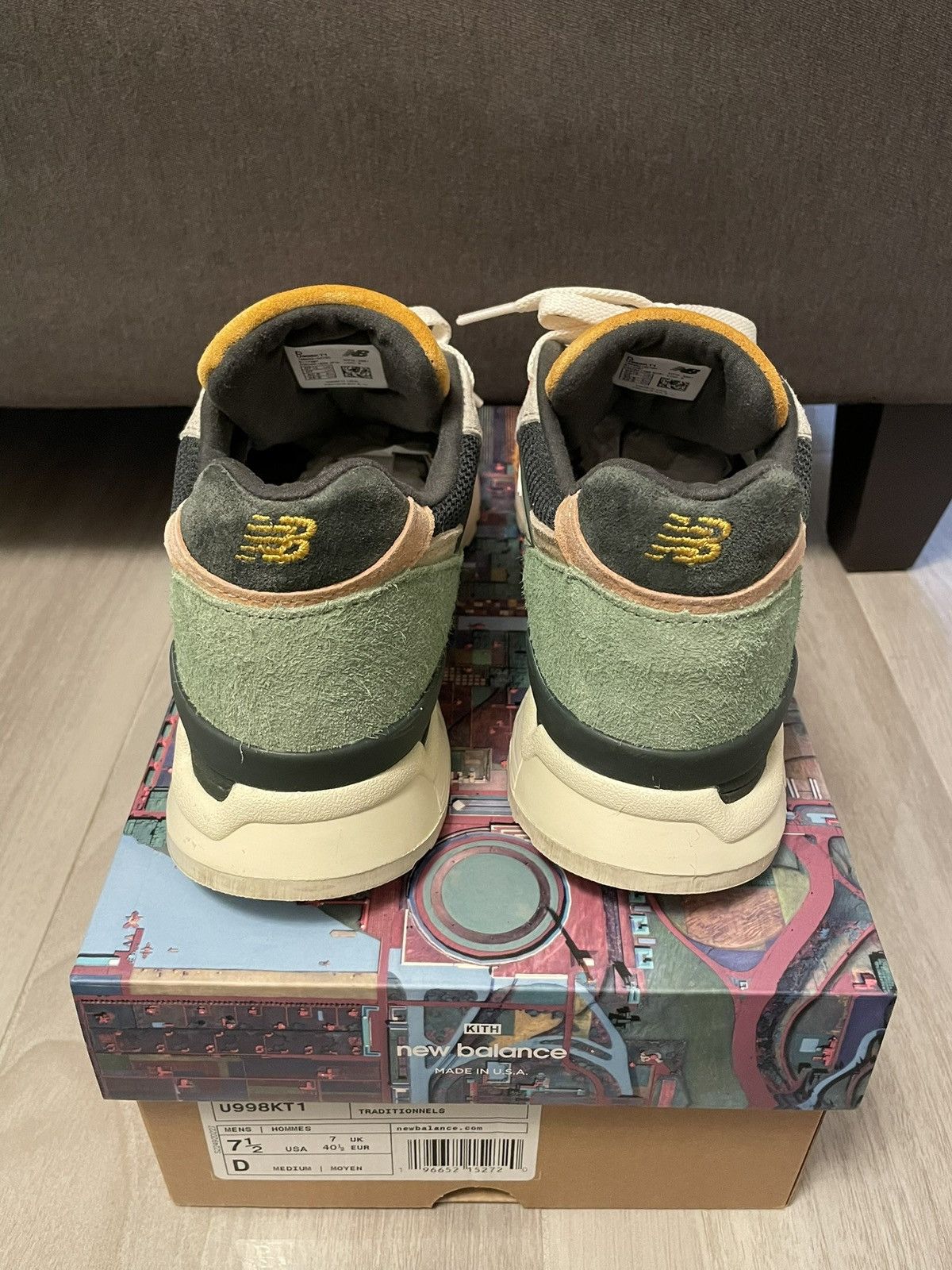 New Balance Kith New Balance 998 'Ronnie Fieg x Frank Lloyd Foundation' Size US 7.5 / EU 40-41 - 3 Thumbnail